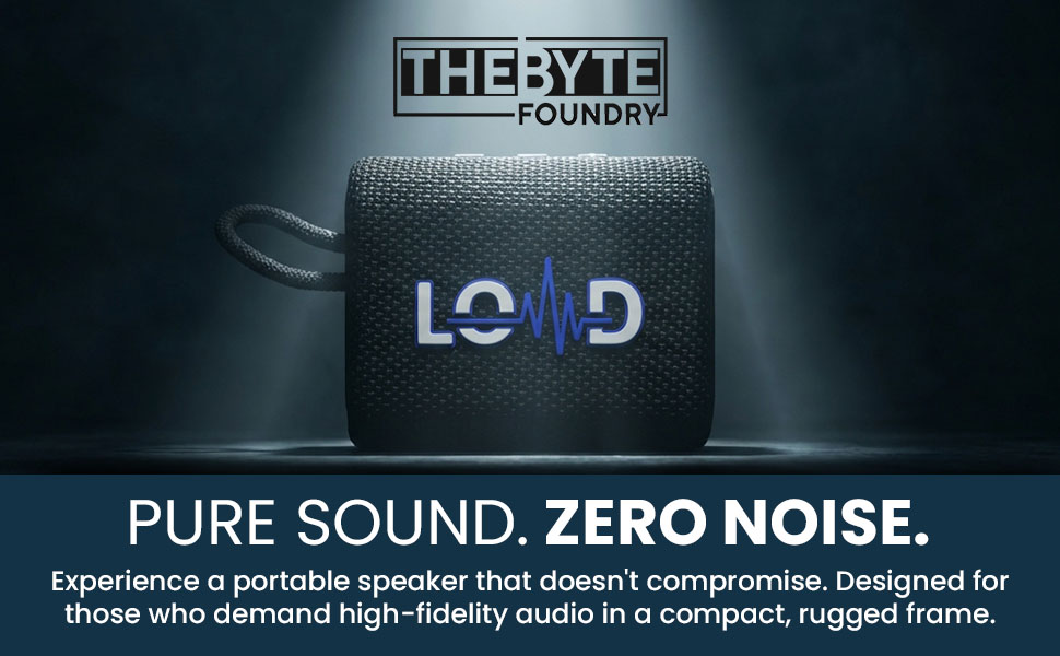 Waterproof Bluetooth Speaker – Portable Wireless Speaker with 800mAh Battery, 5 Hours of Playtime