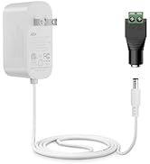 Tonton 36W 12V 3A/3000mA Power Supply Adapter 6ft Cord DC Power Cable to 110-240V AC Adapter UL/C...