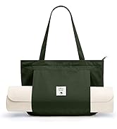 WLLWOO WLLWOO Yoga Bags for Women with Yoga Mats Bags Carrier Carryall Canvas Tote for Pilates Sh...