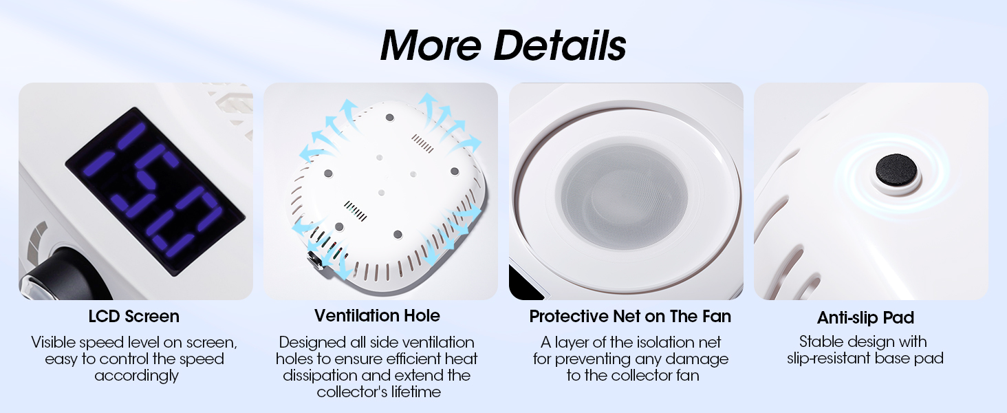 gellen nail dust collector