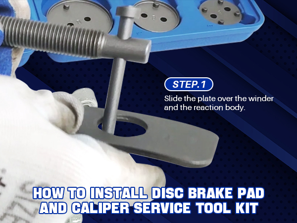 Disc Brake Piston Caliper Compressor Rewind Tool Set