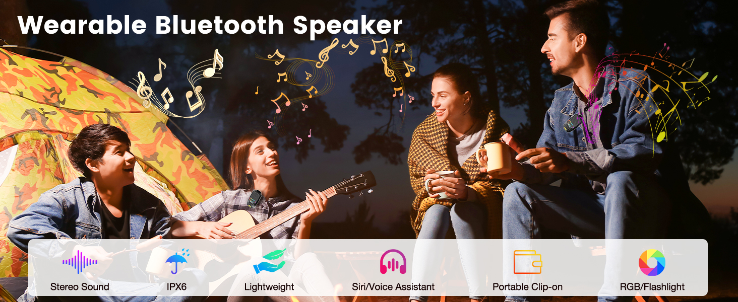 wearable bluetooth speaker