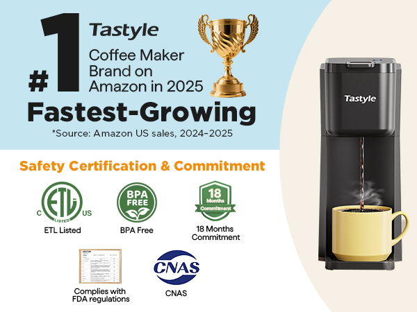 Tastyle single serve coffee maker