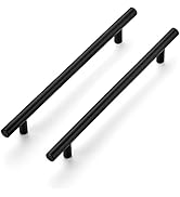 Ravinte 10 Inch Cabinet Handles Matte Black Drawer Pulls Stainless Steel Kitchen Cabinet Hardware...