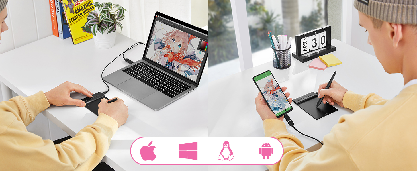 drawing tablet phone