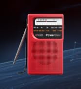 PowerBear Portable Radio | AM/FM, 2AA Battery Operated with Long Range Reception for Indoor, Outd...