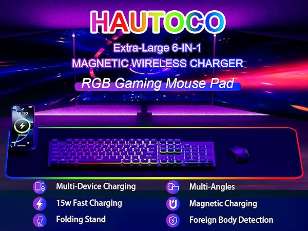 Wireless Charging Mouse Pad