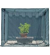 Square 4'x4' Netting Cover 3.3FT Tall Crop Cage Pest Guard Cover for Vegetables Fruits Durable Pl...