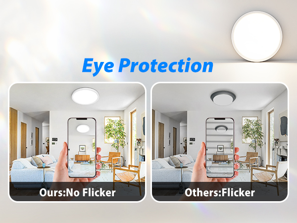 flicker-free ceiling lamp