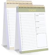 2 Packs To Do List Notepad, Totally 208 Pages To Do List Notebook A5 Undated Daily Planner Notepa...