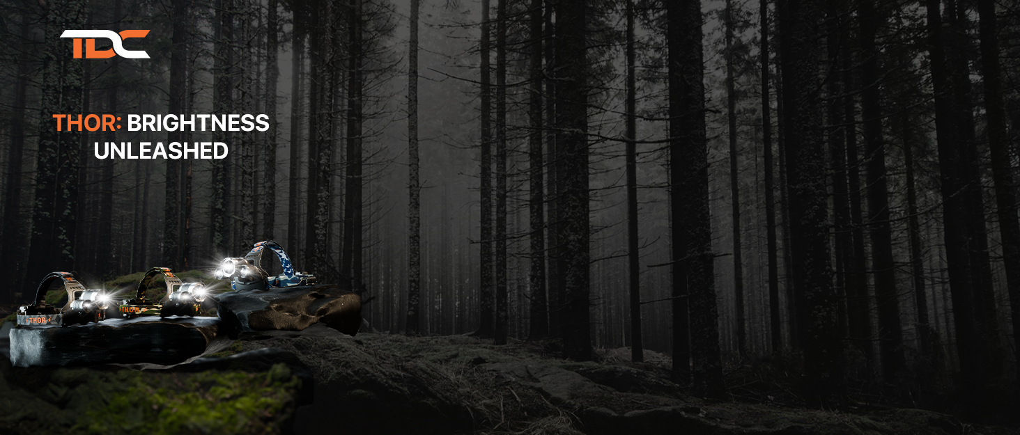 THOR Headlamp rechargeable super bright lighting your adventures