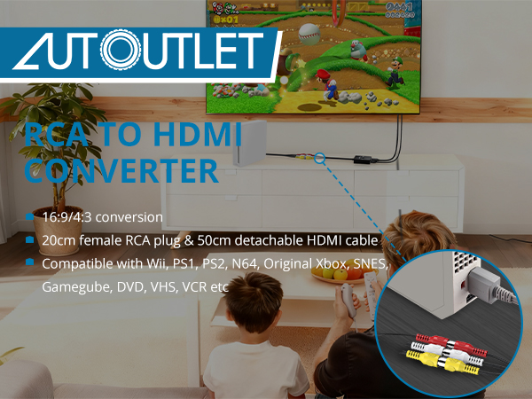 RCA to HDMI Converter
