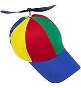 Framendino, Adult Rainbow Propeller Hat Detachable Helicopter Baseball Cap Top Hats for Women Men...