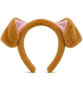 Tedercle Brown Puppy Ears Headband for Kids and Adults – Floppy Dog Ear Costume Hairband for Hall...