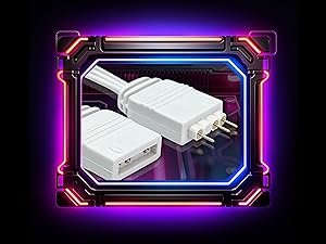 Plug 5V 3 Pin ARGB cable of the GPU bracket to motherboard