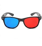 Red and Blue 3D Glasses Universal TV Movie Dimensional Video Frame 3D Glasses DVD Game Glass 3D S...