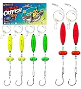Dovesun Catfish Rigs Take Down Rigs for Catfish Float Rigs with Rattles Santee Rig Circle Hooks 6...
