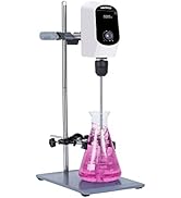 LACHOI Electric Overhead Stirrer Mixer 100-2000RPM Max.20L(H2O) LCD Display Digital Overhead Stir...