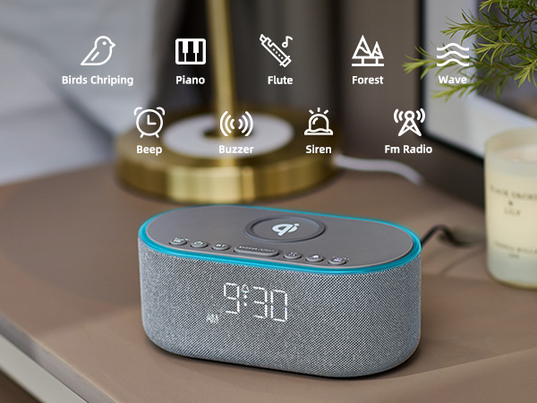 alarm clocks with wireless charging