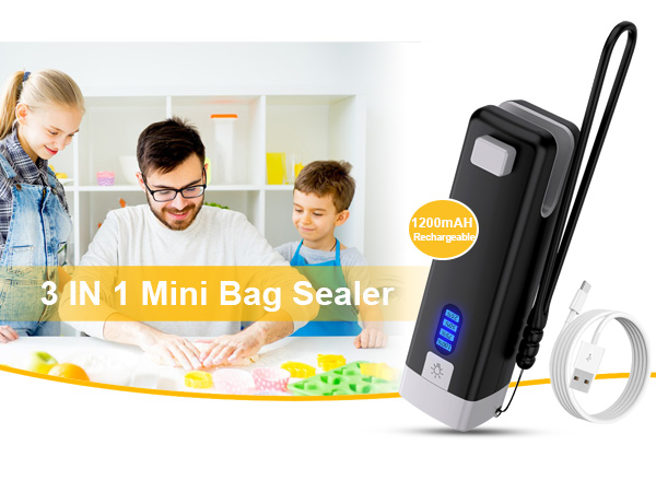 mini bag sealer with cutter