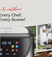 MIRASTON 8.5QT Air Fryer, View Window, Multifunctional Large Family Size Capacity for 4-8 People