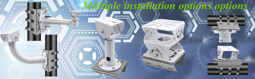 Universal Stainless Steel Vertical Pole Mount Adapter Bracket