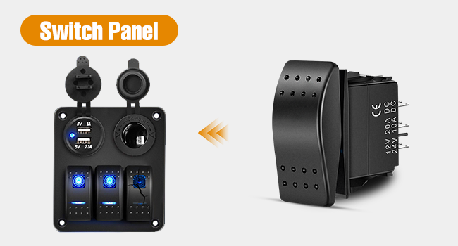  On-Off-On Rocker Switch