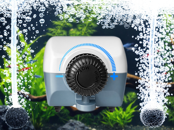 adjustable aquarium air pump