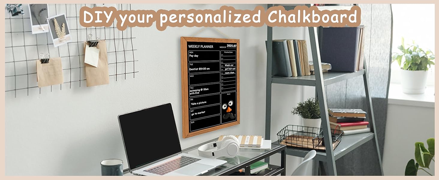 Blackboard Magnetic Surface Blackboard Calendar Chalkboard Blackboard