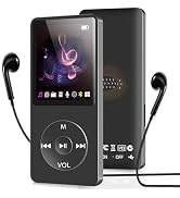 MP3 Player with Bluetooth and Speaker, 32GB MP3 Music Player, Up to 128GB Storage Extension, Port...