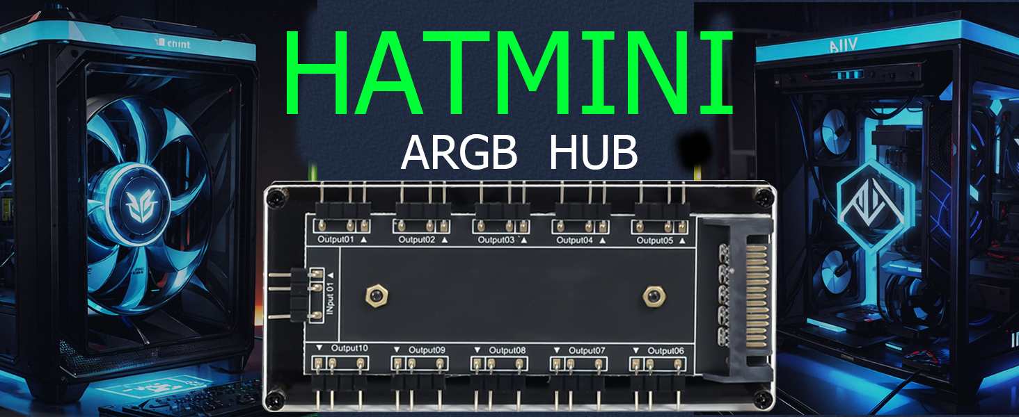 5v 3pin argb hub 3 pin rgb controller pc led controller hub