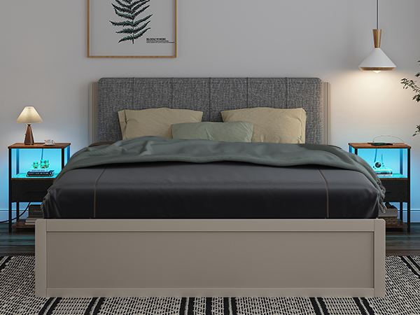 Night stand with charing station