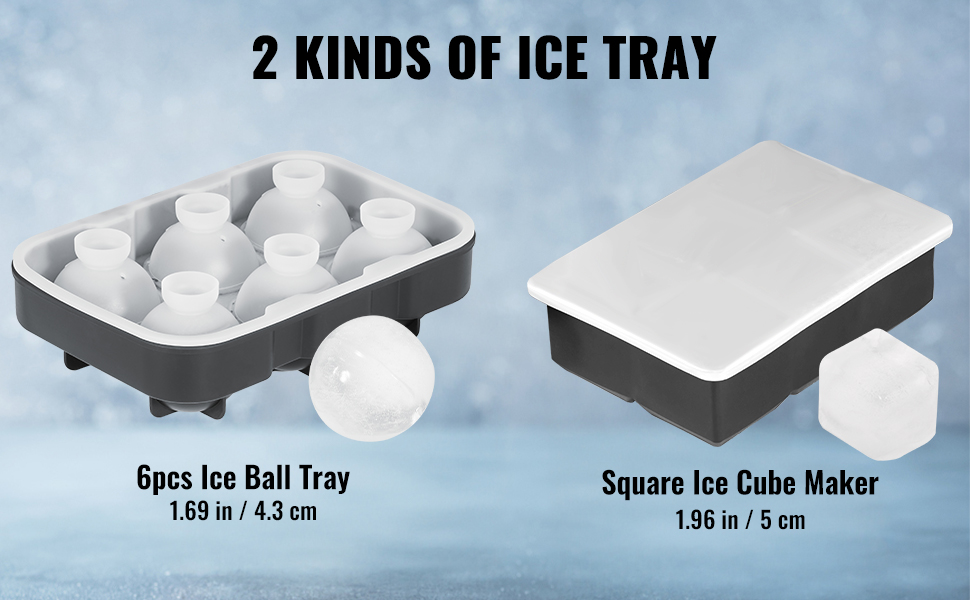 ice cube tray with lid and bin
