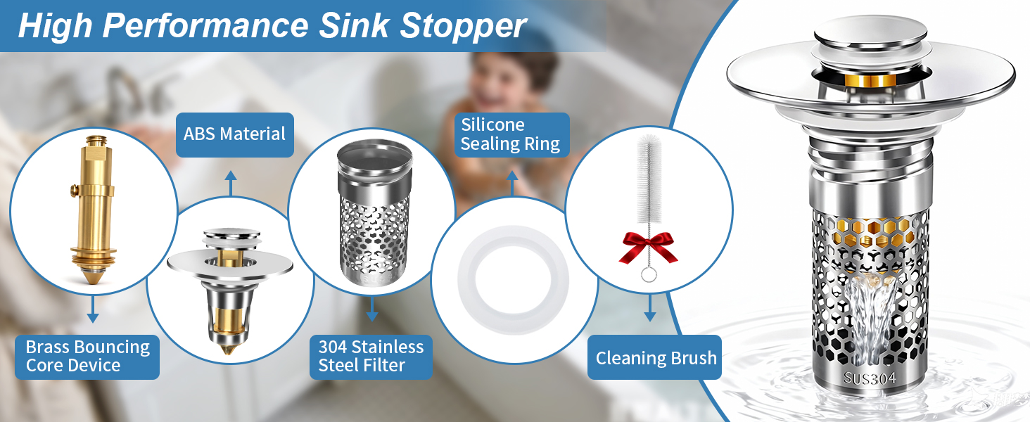 bathroom sink stopper