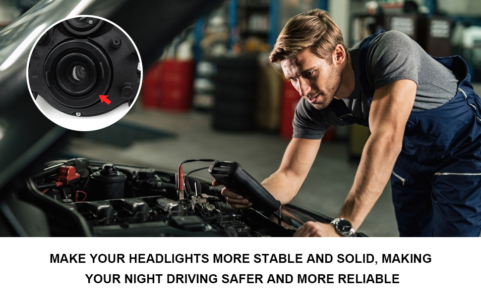 The installation process of this car headlight dust cover is simple and convenient.