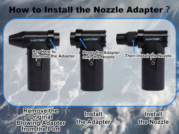compressed air duster for cleaning PC, computer, keyboard, electric air blower duster