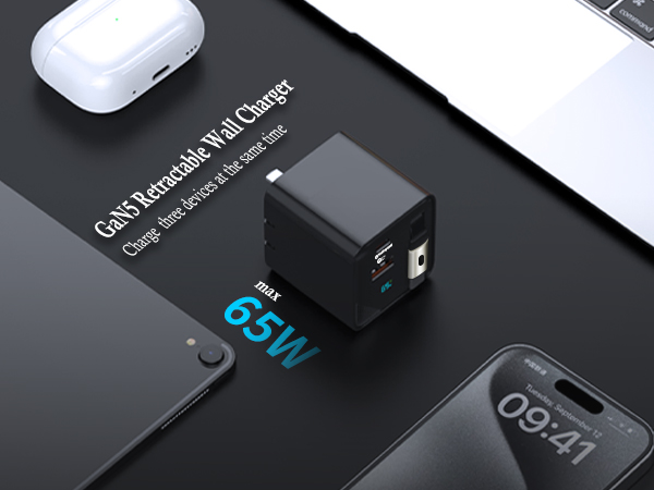retractable wall charger