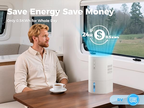 Quiet dehumidifier for home