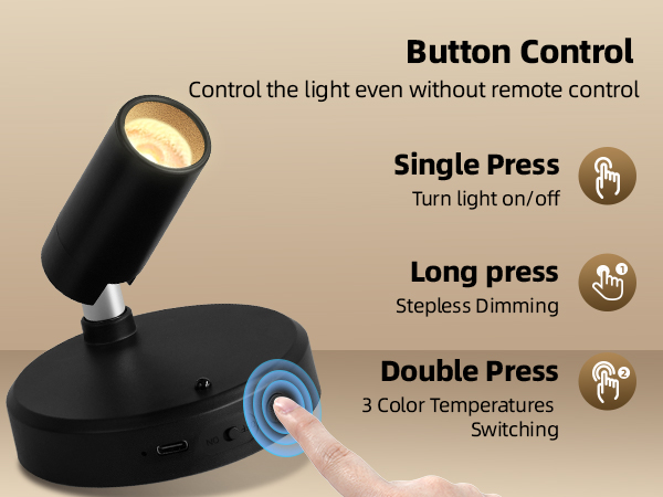 spotlight indoor button control