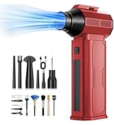 ZOAIVR Compressed Air Duster, 130,000RPM Ultra-Powerful Cordless Electric Air Duster with 8000mAh...