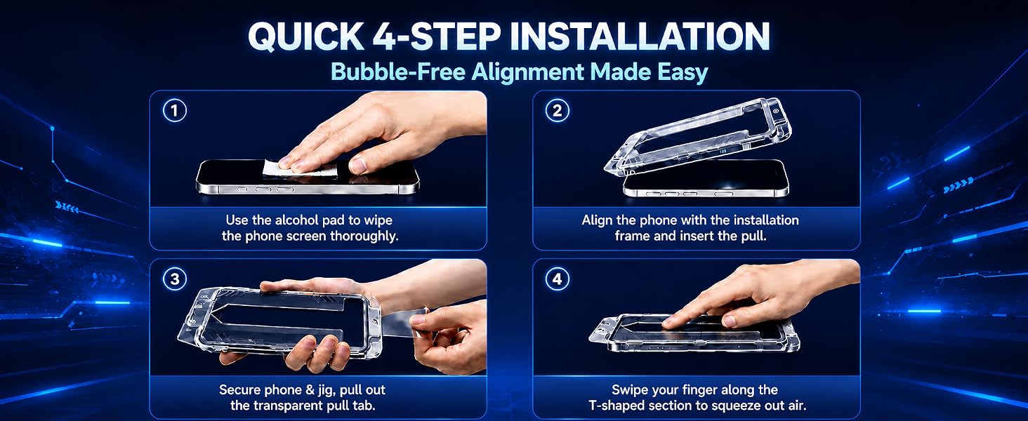 quick four step installation