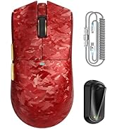 ATTACK SHARK X11ULTRA Carbon Fiber Wireless Gaming Mouse,8K Polling, PAW3950MAX Gaming Sensor,63g...