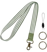 YANTHKEY Lanyards for ID Badges &amp; Keys, Long Neck Teacher Lanyard for Women Men, Keychain Lanyard...