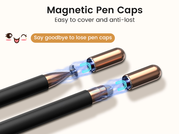 Magnetic Pen Caps