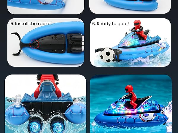 remote control boat rc boat pool toys 3