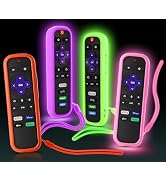 [4 Pack] SOTATOO Case for Roku Remote, Battery Cover for TCL Roku Smart TV Steaming Stick Remote,...