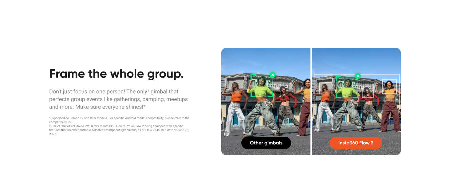 Intsa360 Flow 2 White Gimbal Stabilizer for Smartphone