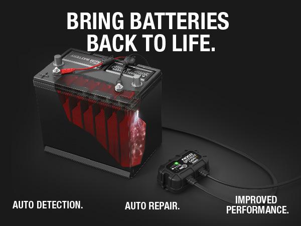 GEN5X1, 1-Bank, 5-Amp Fully-Automatic Smart Marine Charger, 12V Onboard Battery Charger