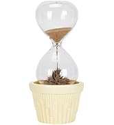Bonsai Magnetic Sand Timer,20Second Magnetic Hourglass with Aroma Diffuser,Magic Sandglass for Of...
