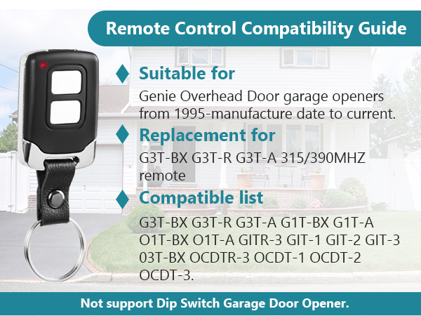 Genie Garage Door Opener Remote
